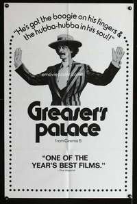 h252 GREASER'S PALACE one-sheet movie poster '72 Robert Downy Sr, Arbus