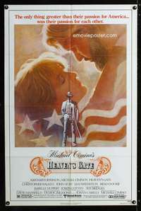 h261 HEAVEN'S GATE one-sheet movie poster '81 Kristofferson, Michael Cimino