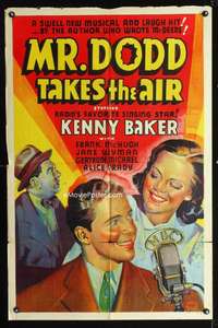 h370 MR. DODD TAKES THE AIR other company one-sheet movie poster '37