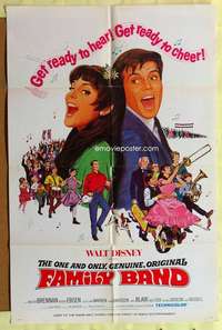 h408 ONE & ONLY GENUINE ORIGINAL FAMILY BAND B one-sheet movie poster '68