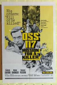 h363 MISSION FOR A KILLER one-sheet movie poster '66 Annie Anderson
