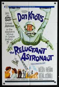 h452 RELUCTANT ASTRONAUT one-sheet movie poster '67 Don Knotts, Nielsen