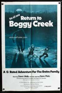 h457 RETURN TO BOGGY CREEK one-sheet movie poster '77 Dana Plato, Dawn Wells