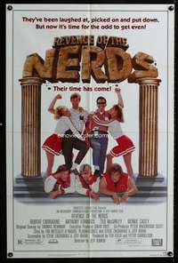h458 REVENGE OF THE NERDS one-sheet movie poster '84 Robert Carradine