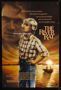 h460 RIVER RAT one-sheet movie poster '84 Tommy Lee Jones, Thomas Rickman