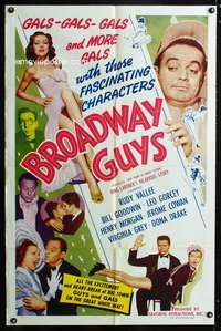 h492 SO THIS IS NEW YORK one-sheet movie poster R53 Leo Gorcey, Vallee