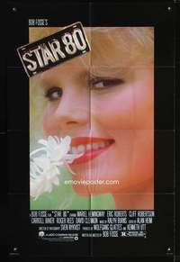 h508 STAR 80 one-sheet movie poster '83 Mariel Hemingway, Bob Fosse