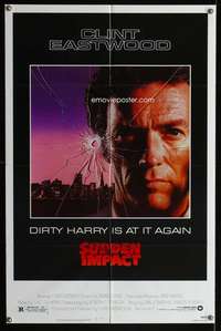 h520 SUDDEN IMPACT one-sheet movie poster '83 Clint Eastwood, Dirty Harry