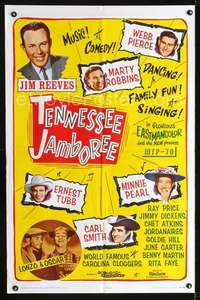 h539 TENNESSEE JAMBOREE one-sheet movie poster '64 Nashville country music!