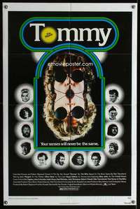 h560 TOMMY one-sheet movie poster '75 The Who, Roger Daltrey, rock & roll!