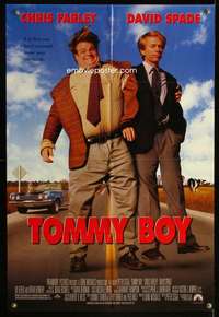 h561 TOMMY BOY DS one-sheet movie poster '95 Chris Farley, David Spade