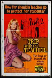 h590 TRIP WITH THE TEACHER one-sheet movie poster '74 super sexy educator!