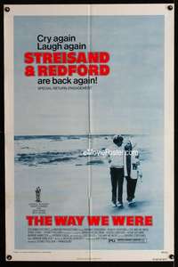 h624 WAY WE WERE one-sheet movie poster R75 Barbra Streisand, Redford