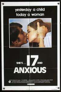 k002 17 & ANXIOUS one-sheet movie poster '73 Zybnek Brynych, German sex!