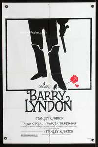 k054 BARRY LYNDON AA one-sheet movie poster '75 Jouineau Bourduge artwork!