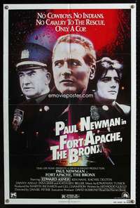 k263 FORT APACHE THE BRONX one-sheet movie poster '81 Paul Newman, NYPD!
