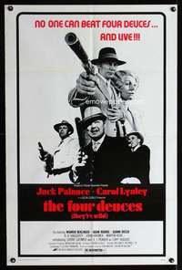 k268 FOUR DEUCES one-sheet movie poster '75 Jack Palance, Carol Lynley