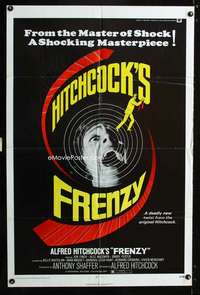 k273 FRENZY one-sheet movie poster '72 Alfred Hitchcock, Anthony Shaffer