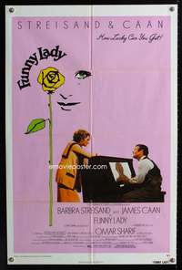 k290 FUNNY LADY one-sheet movie poster '75 Barbra Streisand, James Caan