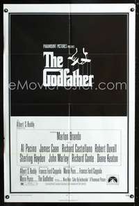 k310 GODFATHER one-sheet movie poster '72 Francis Ford Coppola classic!