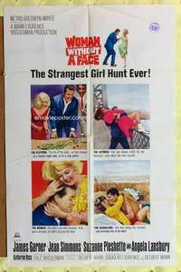 k515 MISTER BUDDWING int'l one-sheet movie poster '66 Woman Without a Face!