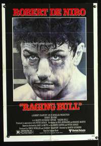 k598 RAGING BULL one-sheet movie poster '80 De Niro, Scorsese, boxing!