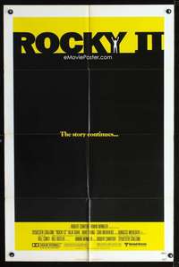 k612 ROCKY II one-sheet movie poster '79 Sylvester Stallone, boxing!