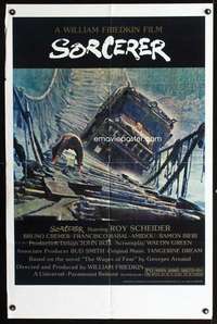 k652 SORCERER one-sheet movie poster '77 William Friedkin, Wages of Fear