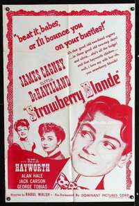 k673 STRAWBERRY BLONDE one-sheet movie poster R57 James Cagney, Hayworth