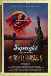 k680 SUPERGIRL one-sheet movie poster '84 super Helen Slater!