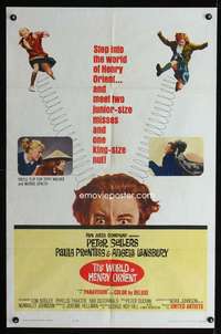 k793 WORLD OF HENRY ORIENT one-sheet movie poster '64 Peter Sellers