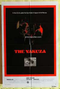 k798 YAKUZA int'l one-sheet movie poster '75 Robert Mitchum, Paul Schrader