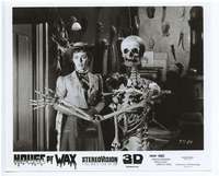 m132 HOUSE OF WAX 8x10 movie still R70s cool wacky skeleton image!