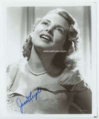 m007 JANET LEIGH signed 8x10 repro still '90s close up portrait!