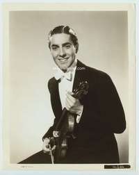 m291 TYRONE POWER 8x10 movie still '30s portrait with violin & tux!