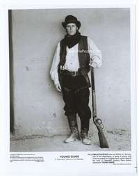 m312 YOUNG GUNS 8x10.25 movie still '88 Estevez as Billy the Kid!
