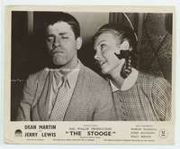 m268 STOOGE English Front of House movie lobby card '52 pouty Jerry Lewis!