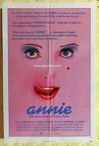 n038 ANNIE one-sheet movie poster '76 super sexy French Annie Belle!