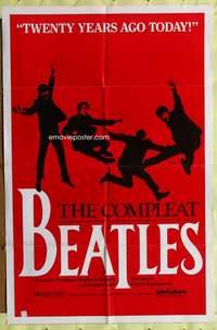 n112 COMPLEAT BEATLES one-sheet movie poster '84 John, Paul, Ringo, George