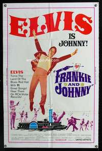 n178 FRANKIE & JOHNNY one-sheet movie poster '66 Elvis Presley