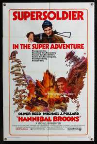 n253 HANNIBAL BROOKS one-sheet movie poster '69 Oliver Reed, Michael Winner