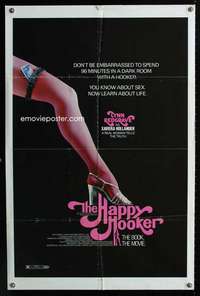 n256 HAPPY HOOKER one-sheet movie poster '75 Lynn Redgrave's sexy leg!