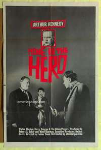 n280 HOME IS THE HERO one-sheet movie poster '59 Irish Arthur Kennedy!