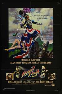 n483 ROYAL FLASH one-sheet movie poster '75 Malcolm McDowell, Alan Bates