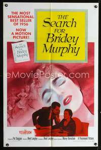 n497 SEARCH FOR BRIDEY MURPHY one-sheet movie poster '56 Teresa Wright