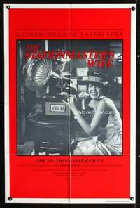 n527 STATIONMASTER'S WIFE one-sheet movie poster '82 Rainer Fassbinder