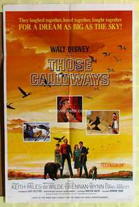 n561 THOSE CALLOWAYS style A one-sheet movie poster '65 Walt Disney, Kieth