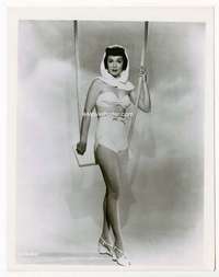p156 JANE WYMAN 8x10.25 movie still '40s sexiest outfit, on swing!