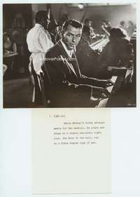 p347 YOUNG AT HEART 7.25x9.25 movie still '54 Frank Sinatra w/piano!