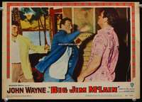 s243 BIG JIM McLAIN movie lobby card #3 '52 really BIG John Wayne!